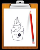 アイスクリームを描く方法 スクリーンショット 1