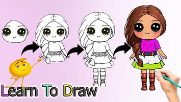 How To Draw American Girls Dolls Affiche