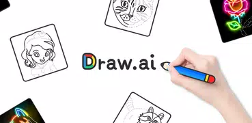 Draw.Ai: 手把手教你畫畫和上色