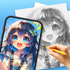 AR Drawing: Draw Sketch Camera أيقونة