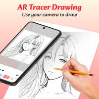AR Drawing: Draw Sketch Camera الملصق