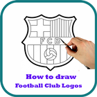 How to Draw Football Club Logos Easily أيقونة