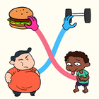 Happy Race Story: Draw Puzzle أيقونة