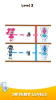Path To Toilet: Draw To Line captura de pantalla 1