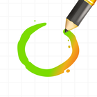 Draw Perfect Shapes Game أيقونة