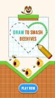 Beehive Puzzle: Draw to Smash Affiche
