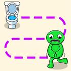 Draw To Path Toilet Race أيقونة