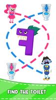 Draw To Path Toilet Race تصوير الشاشة 2