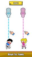 Toilet Rush Race: Draw Puzzle Cartaz