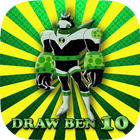 Draw Ben 10 Aliens step by step icône