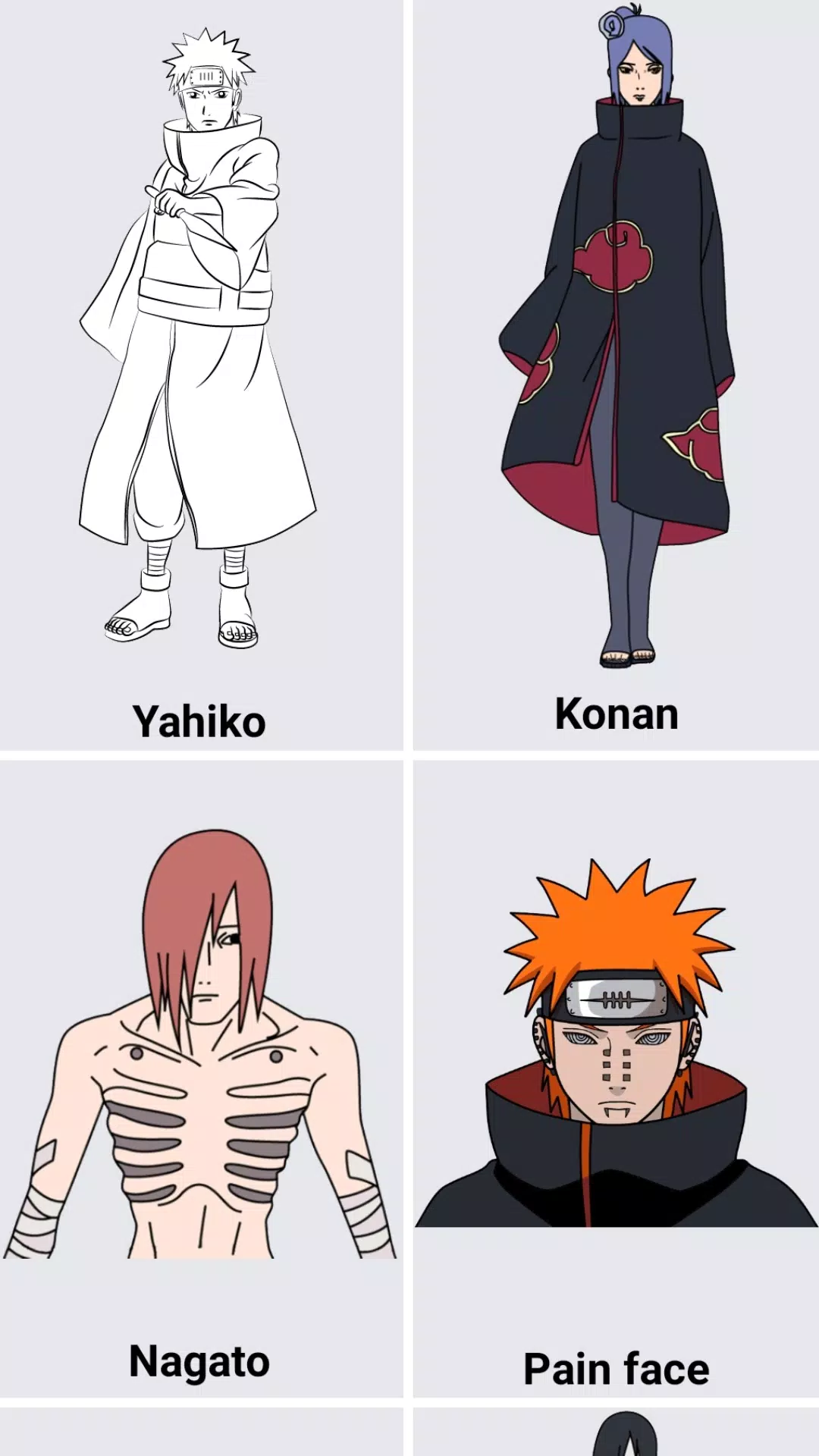 como desenhar akatsuki inteira mini｜TikTok Search