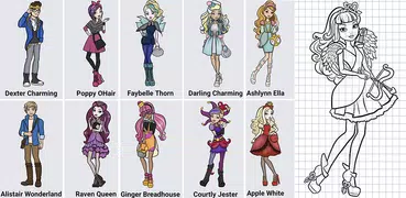 How to draw Ever After High