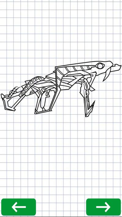 How to draw Fire weapons screenshot 4