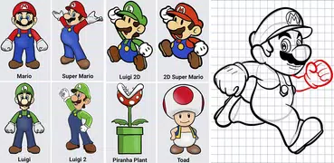 How to draw Mari characters
