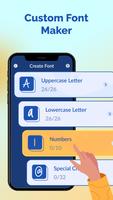 Draw & Make Handwriting Fonts imagem de tela 2
