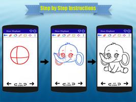 How to Draw Kawaii Animals اسکرین شاٹ 1