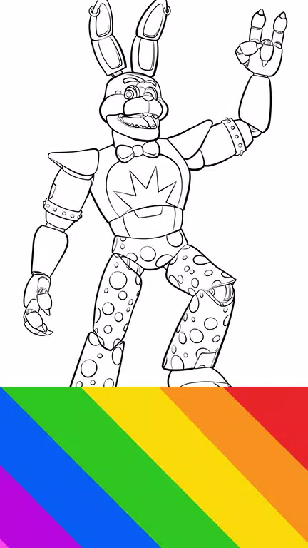 How to draw Glamrock Bonnie (FNaF: Security Breach) 