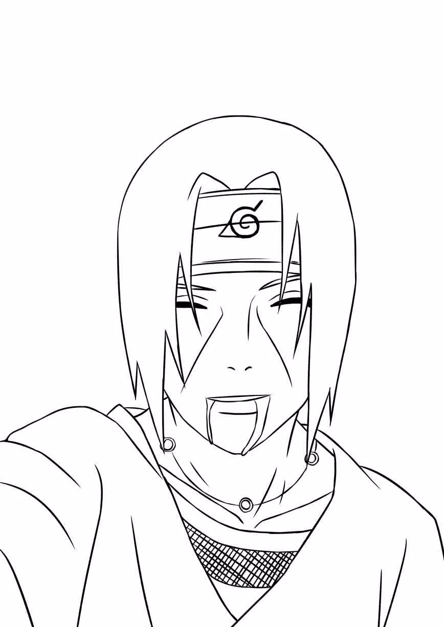 Como desenhar o TTACHI UCHIHA (Naruto] pásso a passo, fácil e