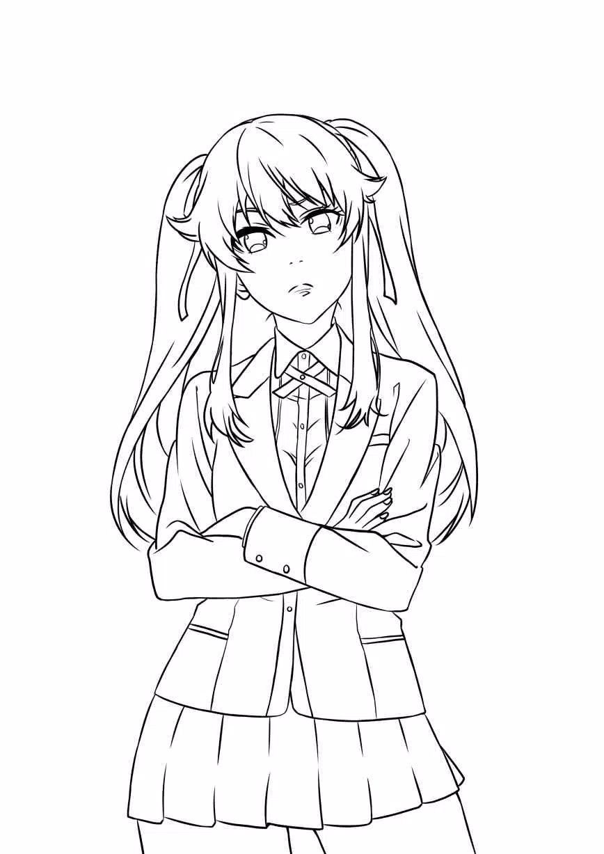 my first time drawing anime characters :) : r/Kakegurui