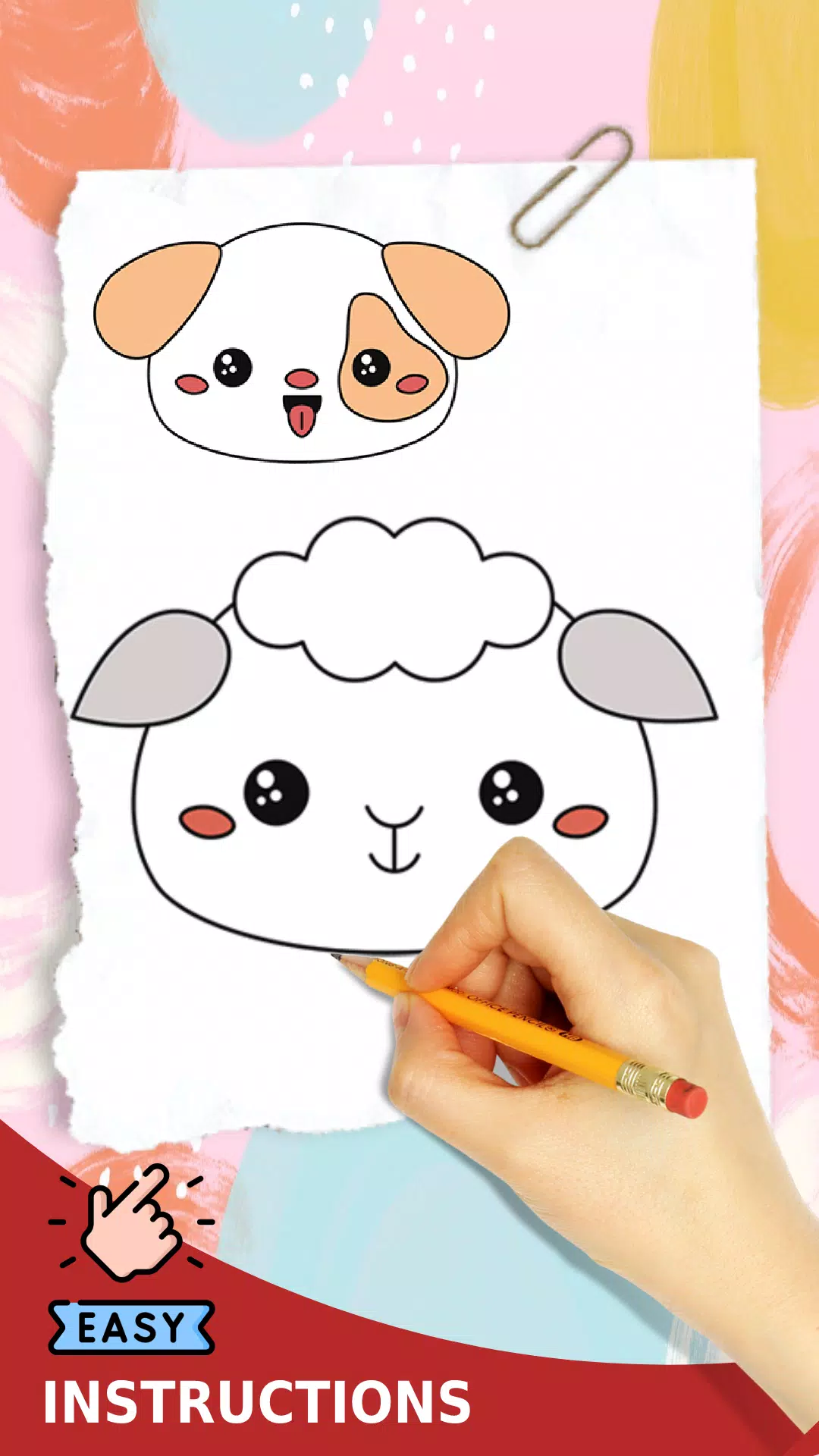 Tải xuống APK Draw Cute Animals Face Easy cho Android