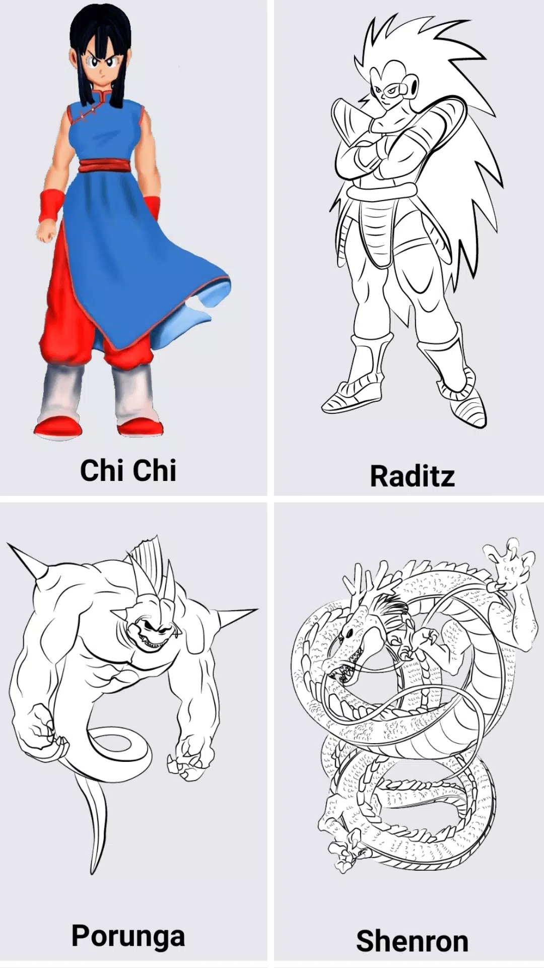como desenhar personagens do dragon ball