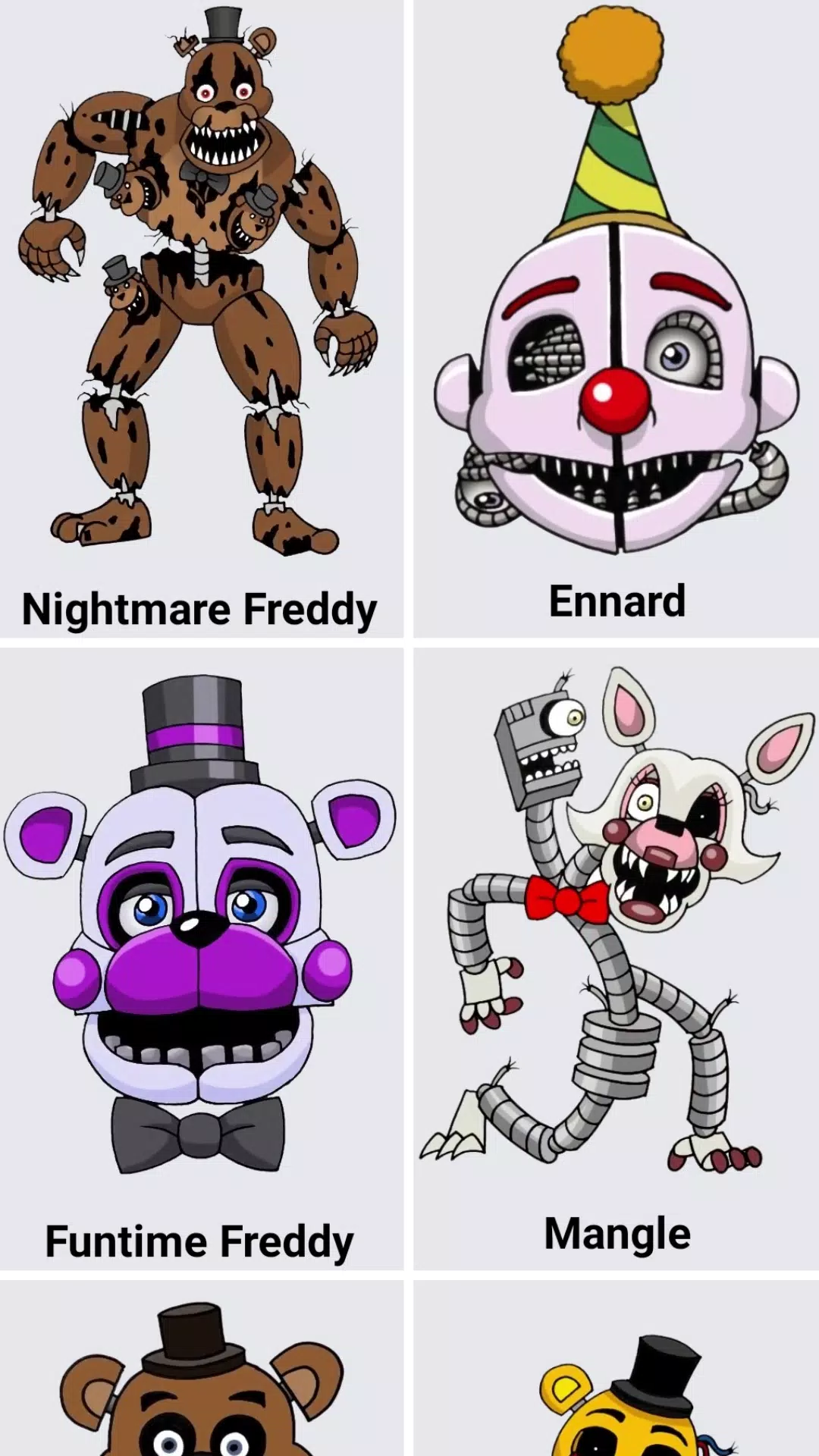 Download do APK de Como desenhar personagens FNAF para Android