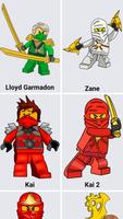 How to draw Ninja characters poster