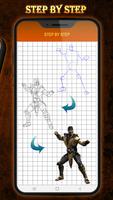 Cara menggambar Mortal Kombat screenshot 3