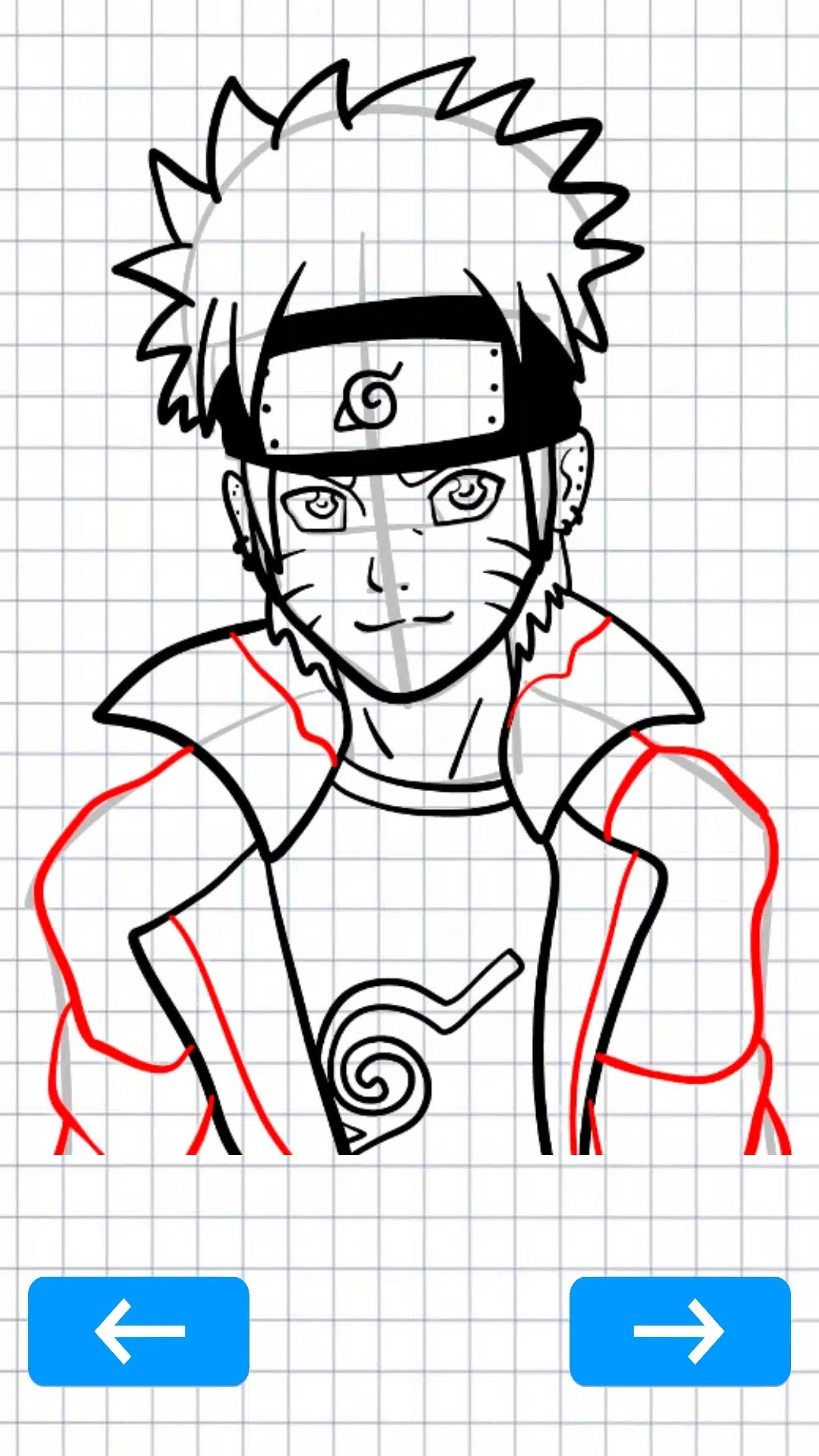 COMO DESENHAR O NARUTO