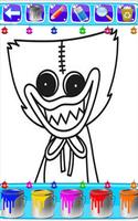 How to draw Huggy Wuggy Affiche
