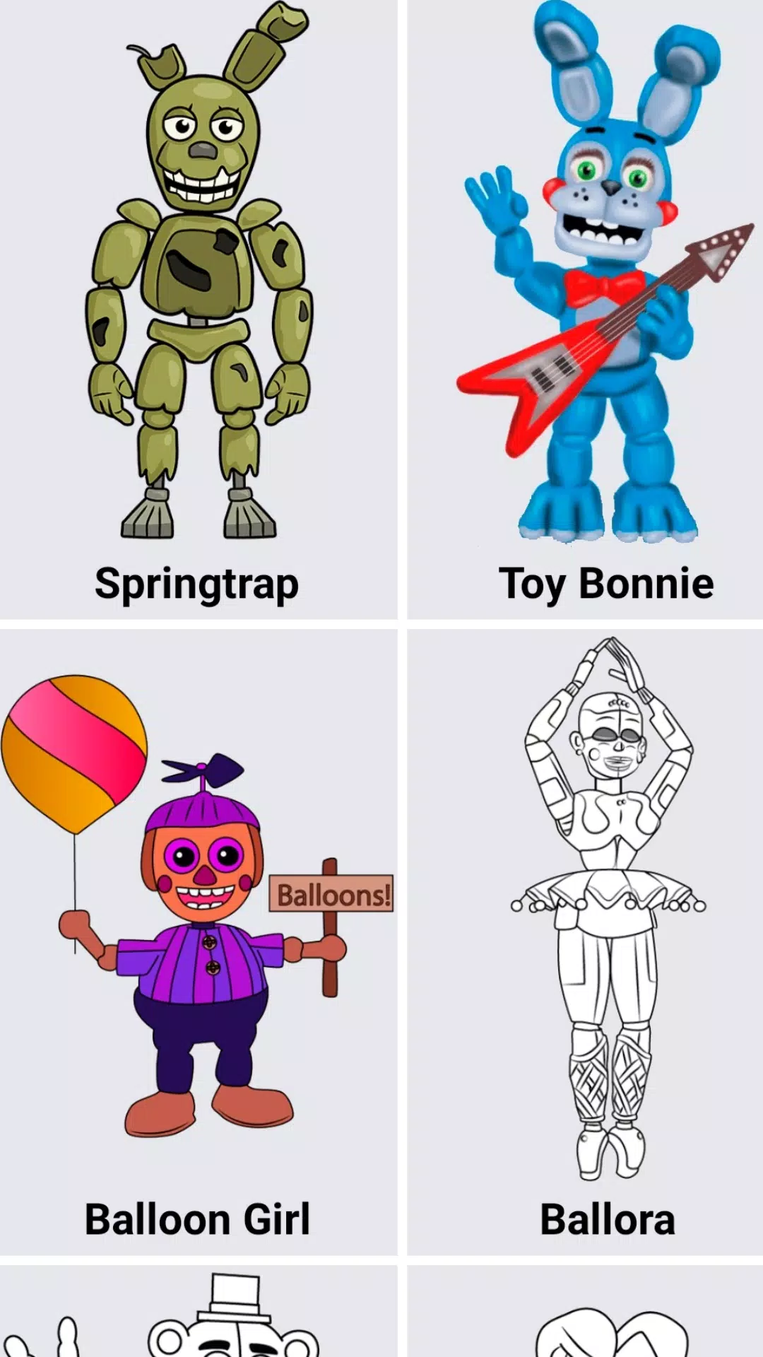 Download do APK de Como desenhar personagens FNAF para Android