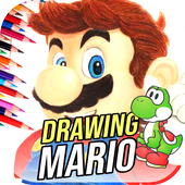 Drawing Mario and Friends  icon