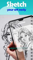 AR Sketch Trace & Drawing الملصق