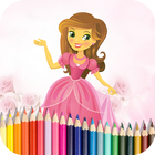 Princess Coloring Lovely icon