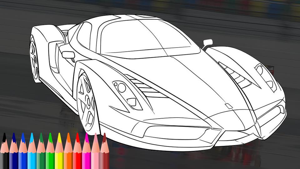 color cars games  monster truck coloring for android  apk