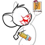 Draw Tom Cat and Jerry Mouse icon