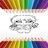 Coloriage Konoha Ninja icône