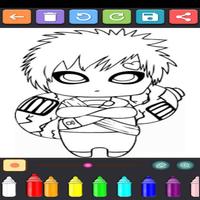 Coloriage Konoha Ninja capture d'écran 2