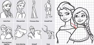 How to draw Princess