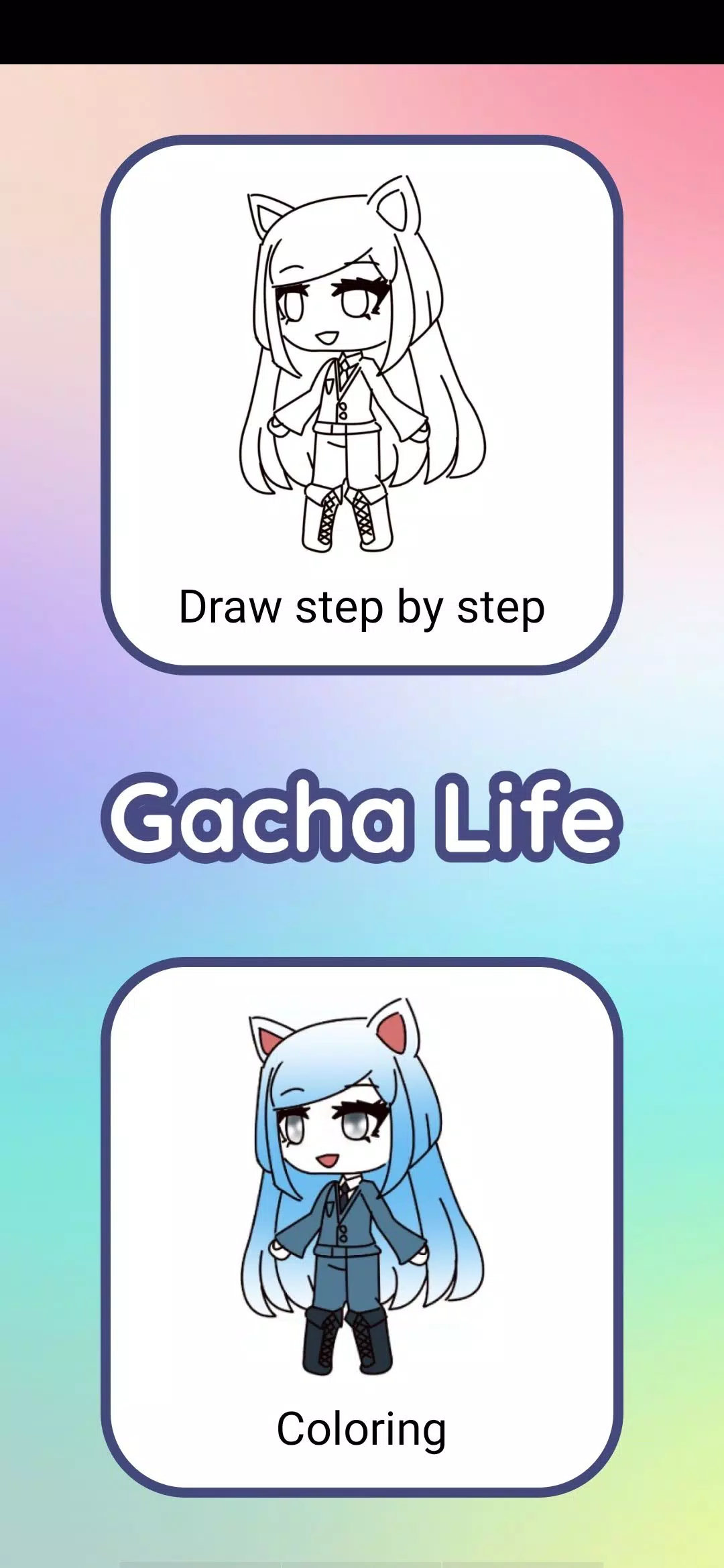How to draw Gacha step by step - Apps on Google Play