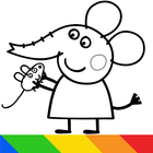 Peppa Pig Coloring Book 圖標