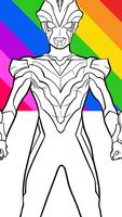 Ultra Man Coloring Book captura de pantalla 2
