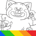 Turning Red coloring game
