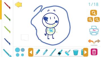 Drawing and Coloring -Cartoon Character capture d'écran 1