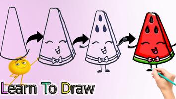 How To Draw cute Fruits capture d'écran 3