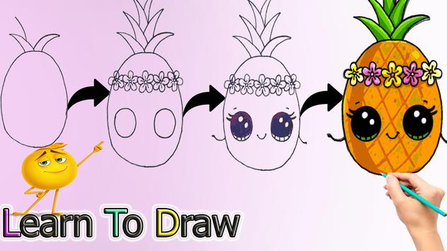How To Draw cute Fruits for Android - APK Download