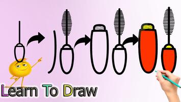 How To Draw Cute Makeup Affiche