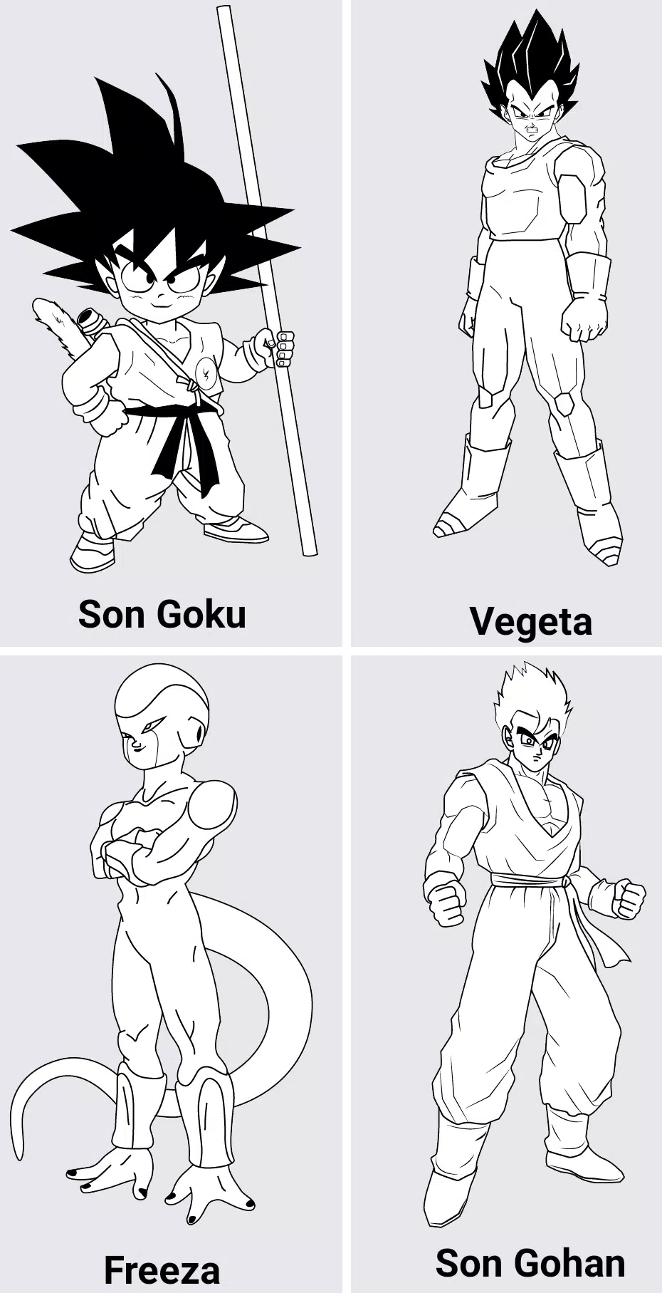 Como desenhar personagens do Dragon Ball