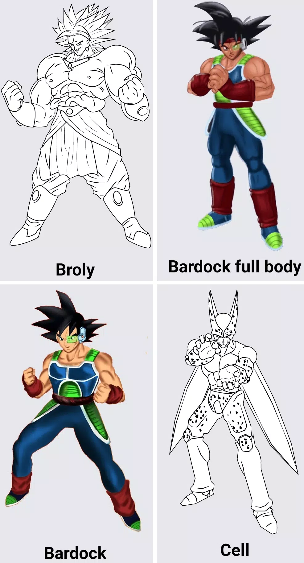 Download do APK de Como desenhar personagens Dragon Ball Super Z