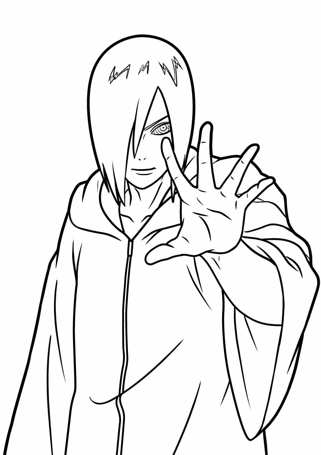 How to draw DEIDARA from Akatsuki (Naruto) step by step, EASY 